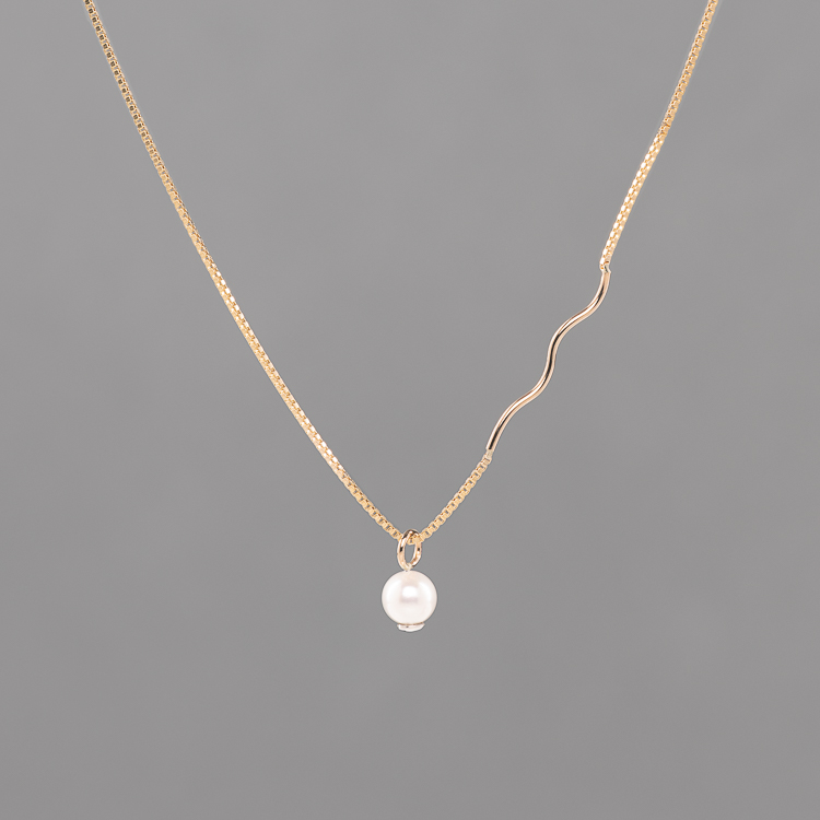 Rebirth Pearl Necklace, Gold-Fill | Springs Collection by Haley Lebeuf