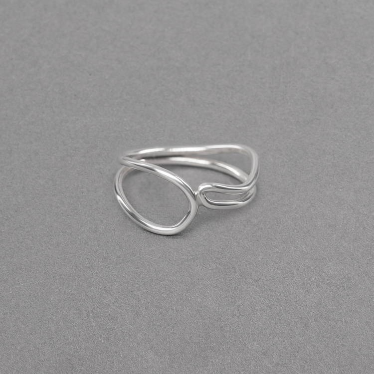 Flow Ring, Silver | Springs Collection by Haley Lebeuf