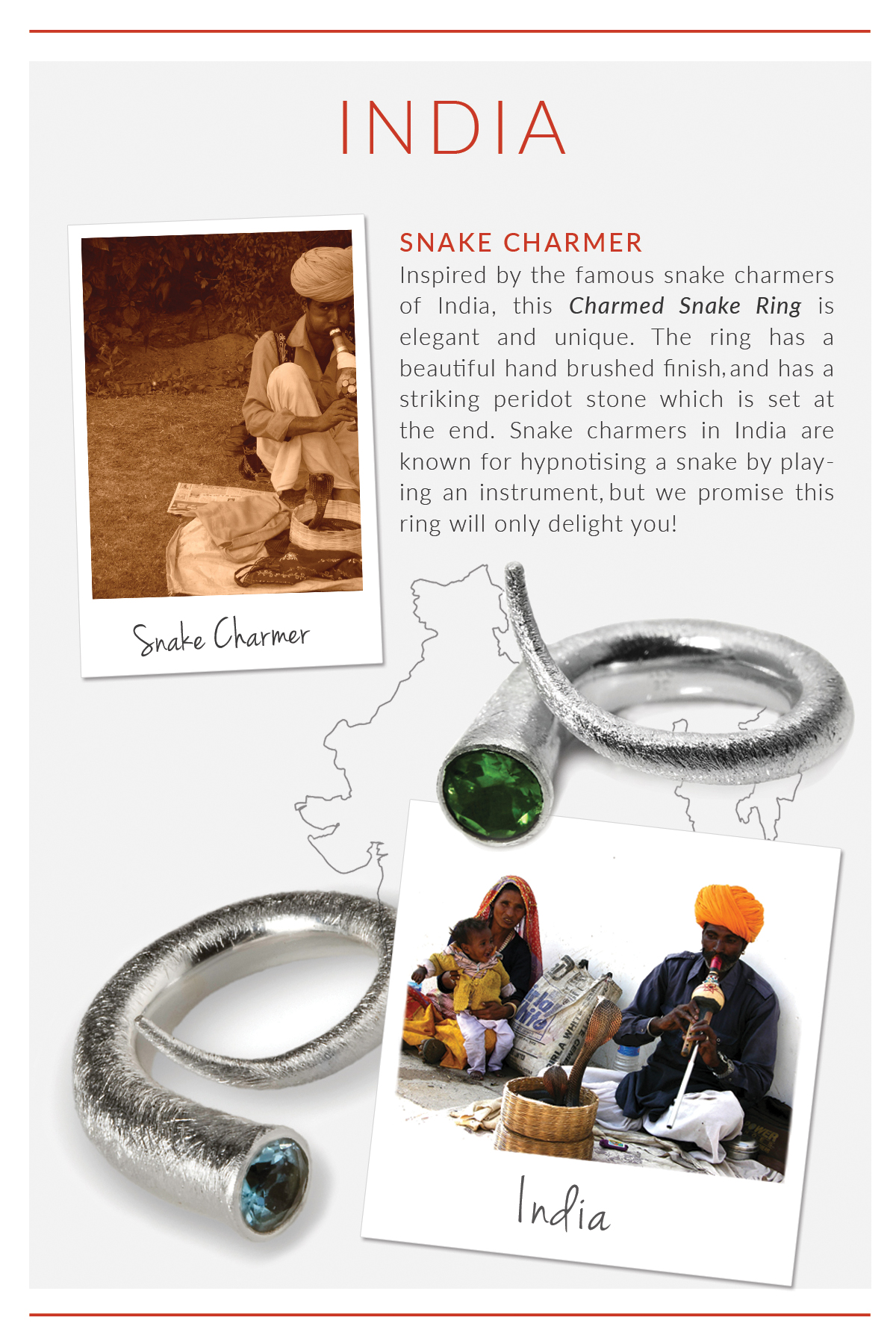 Indian Snake Charmer Ring