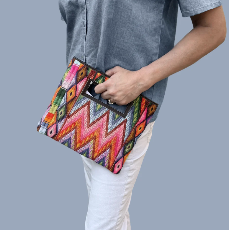 Intertwined Huipil Clutch Intertwined Huipil Clutch