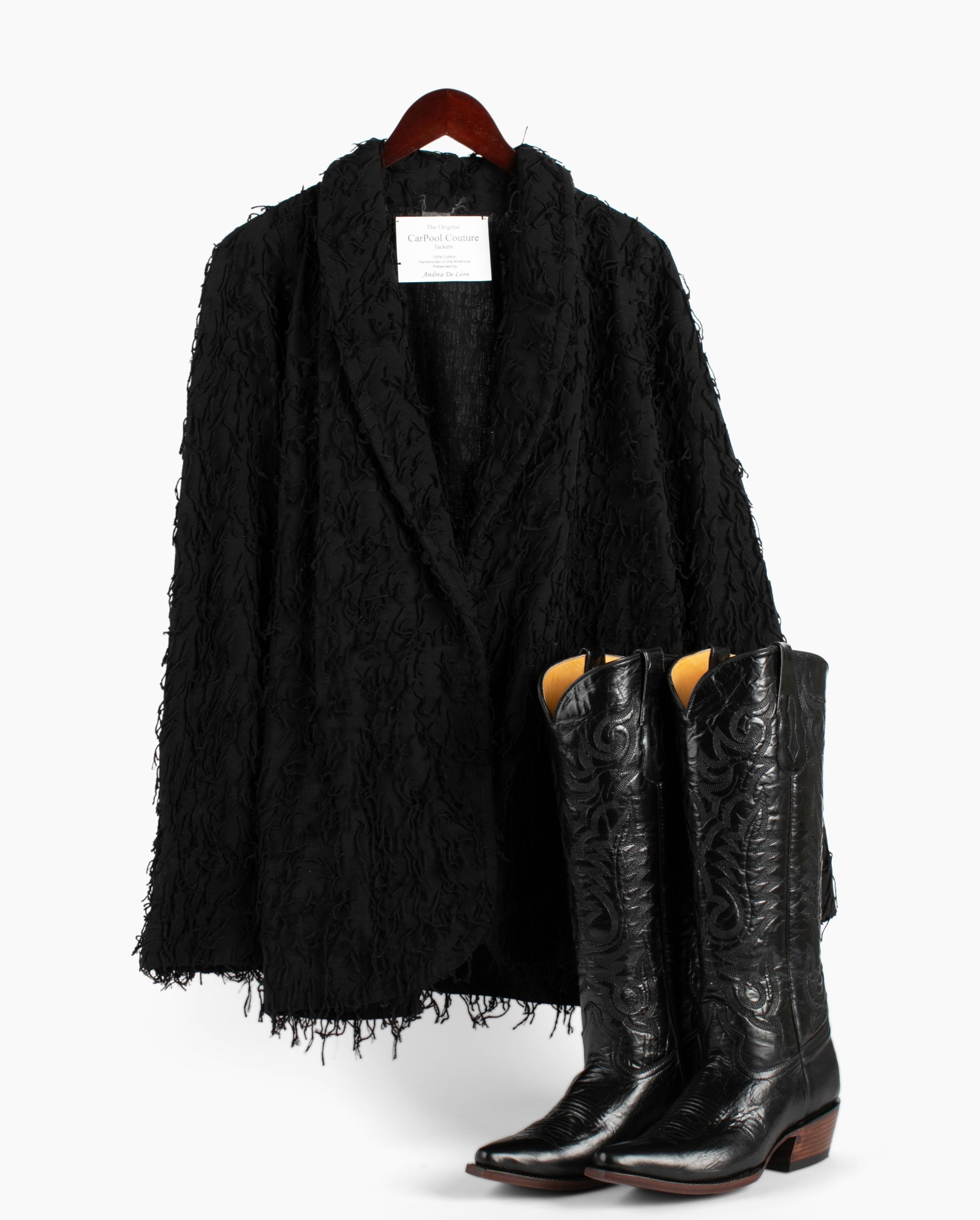 Jacket Black w Boots Black - Dahlia Cavazos Jacket Black w Boots Black - Dahlia Cavazos